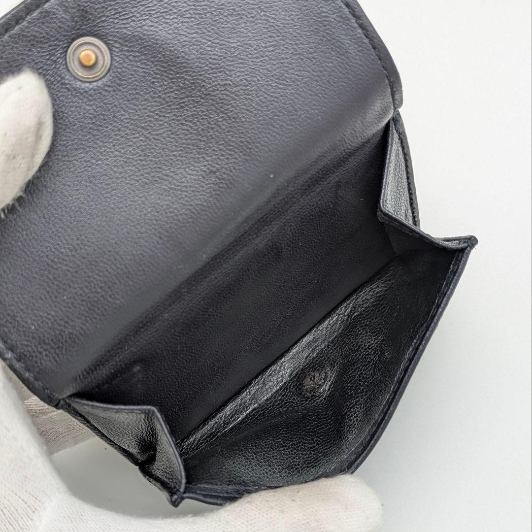 Bottega Veneta Bicolor Leather Trifold Wallet, Unisex, Compact, Excellent Japan thumbnail 4