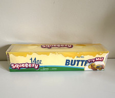 Squeezy 14 oz Salted Butter Squeeze Toy, Yellow Foam Stress Reliever