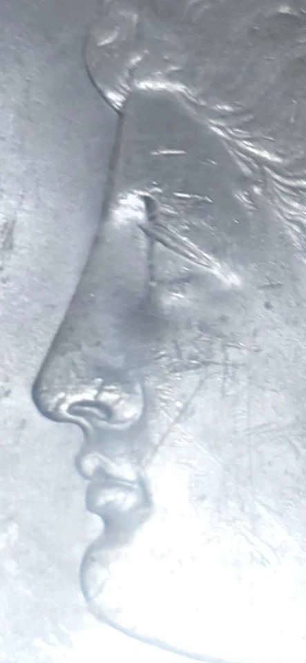 1887 Morgan Silver Dollar NGC MS 63 Doubling, Toned, Lamination Error PROOF LIKE - Image 2 of 4