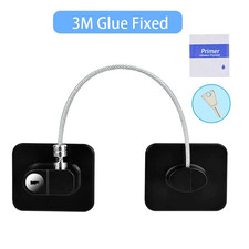 Fridge Lock Freezer Lock with 4 Key for Child Safety Refrigerator Locks