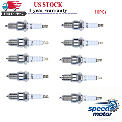 #ad 10PCs F6TC Spark Plug For Honda GX160 GCV160 GX100 GX120 GX240 GX270 Lawn Mower $18.50