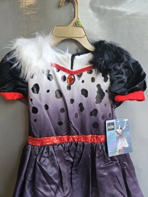 Костюм детский Disney Villains Cruella De Vil размер M 8-10 Prestige Halloween Dres - Изображение 4 из 4