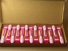 Disposable Razors for Women - Pink - 6 Blades - Pack of 13 - Free U.S. Ship