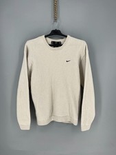Vintage Nike Golf Sweater Men  s M Cream Knit Hong Kong Swoosh Logo