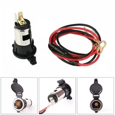 12V Car Cigarette Lighter Replace Power Adapter Plug Outlet Socket Durable