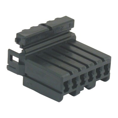 NAMZ Stecker, AMP Multilock. Schwarz, 6 Pins