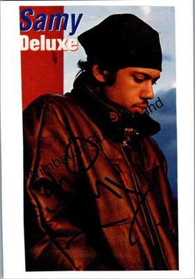 Original autograph Samy Deluxe /// autograph signed signed signee Deluxe, Samy