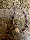 2 Vintage Bohemian Purple beaded necklaces. Need to add spring ring on one — photo 2