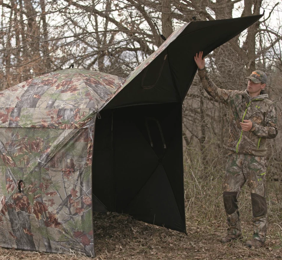 Barronett Feather Five Lightweight 5-Sided Pop Up Hunting Blind Camo 4 Person - Image 2 of 4