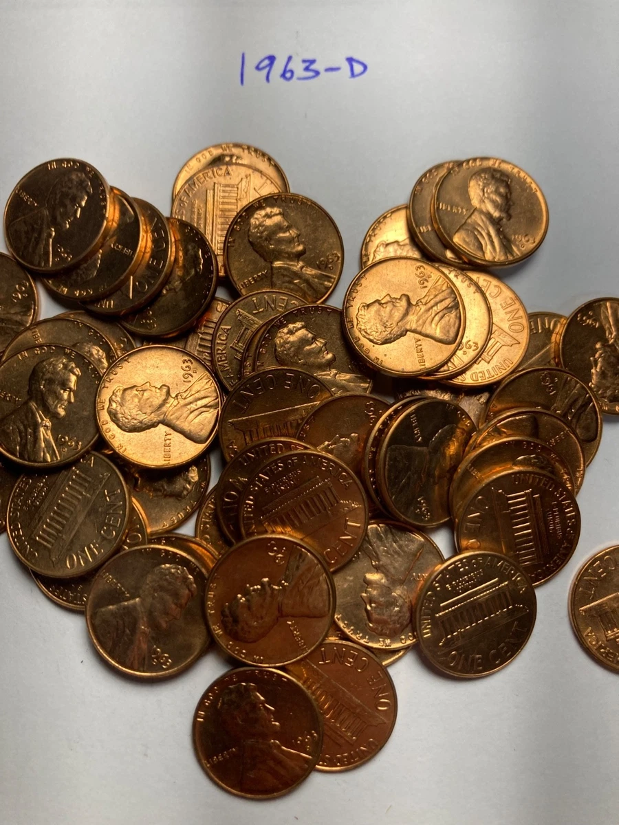 1963 Lincoln Memorial Small Cents (1959-2008) for sale | eBay