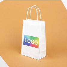 Custom Printed Paper Bags | Personalised Logo | Takeaway | Fast-Food | Shops