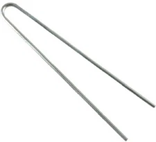 Raindrip R396CT Galvanized Steel Drip Irrigation Tubing Stake 3.5 H in. 6 Pack