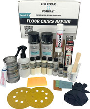 Tub Repair Kit for Floor Cracks with Color Match, Strong Fiberglass Repair Kit,