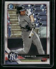 2018 Bowman Draft #BDC-84 Ryder Green Chrome Refractors