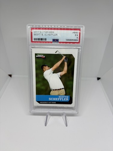 2017 Sports Illustrated for Kids Scottie Scheffler #640 Rookie PSA 5 Low Pop!