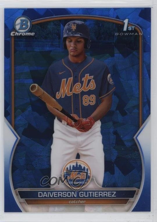 2023 Bowman Chrome Sapphire Edition Prospects Daiverson Gutierrez #BCP-154 h3c