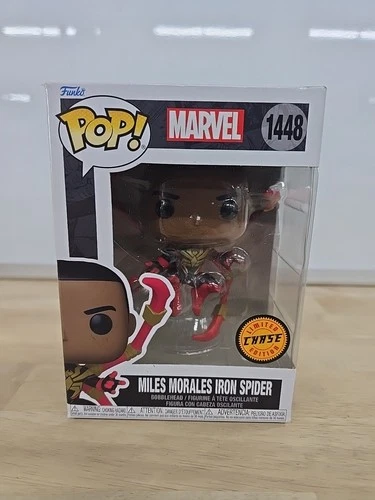 Funko Pop! Spider-Man Comics Miles Morales Iron Spider Pop! Figure #1448 Chase
