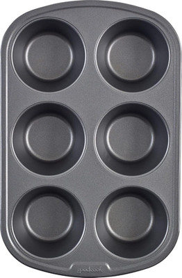 Jumbo 6 Cup Muffin Pan Heavy Duty Nonstick Steel Texas Cupcake Bakeware