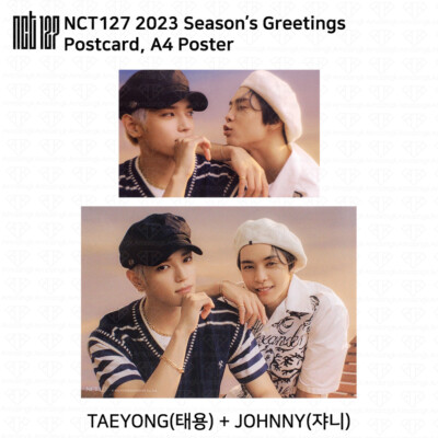 NCT 127 2023 Season's Greetings A4 Poster Postcard Set Each Member