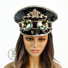 Steampunk Burning Man Captain Hat Tall Hat Victorian Tea Party Top Hat Top Hat C