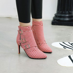 plaid stilettos