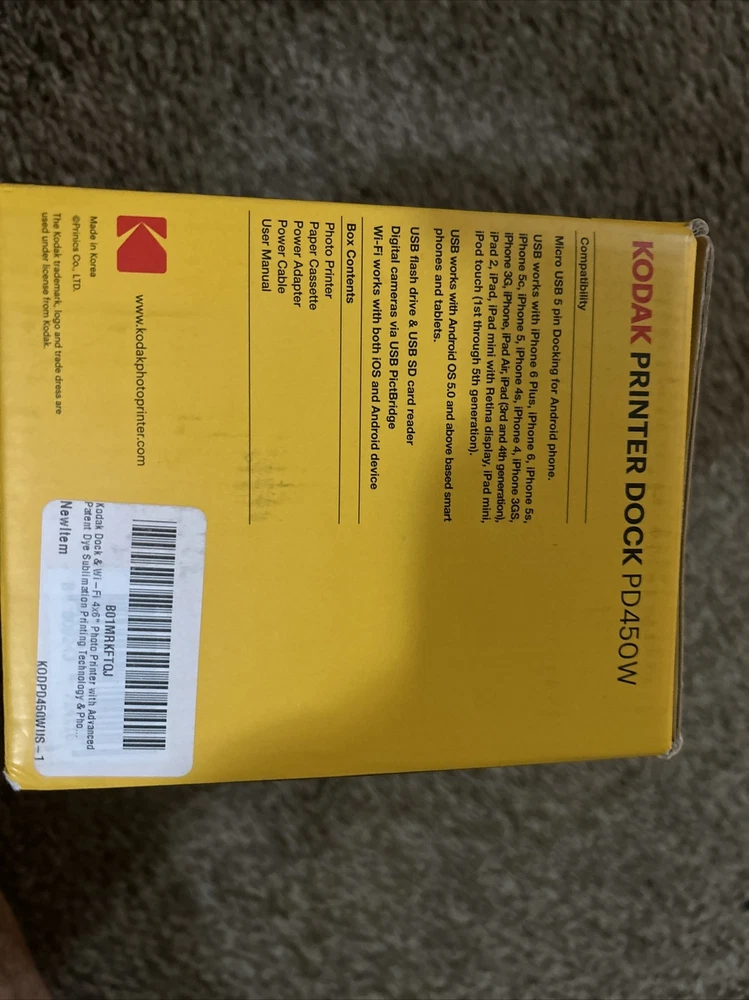 Kodak PD-450 Photo Printer Dock