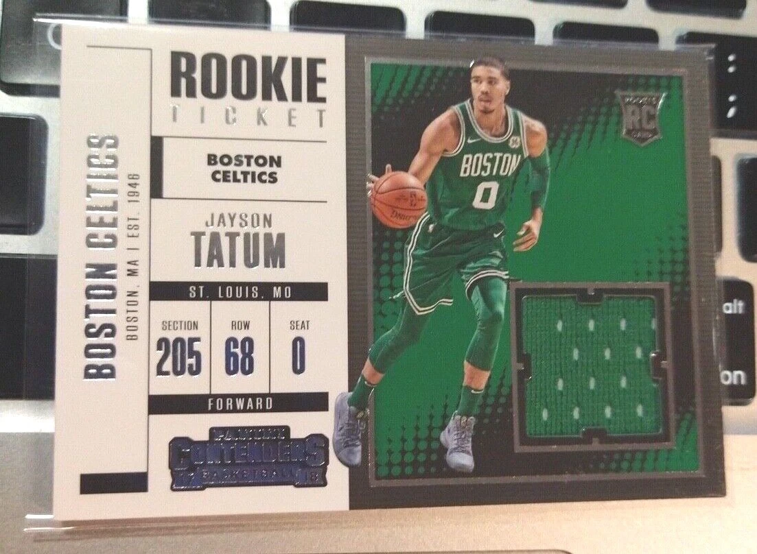 ナチュラ 世界1枚 rc jayson tatum nba logoman tag