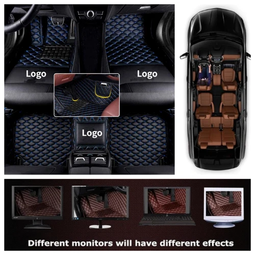 For Smart All Models Car Floor Mats Carpets Anti-Slip All Weather with Pocket - Imagen 4 de 37