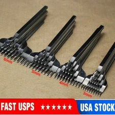 3/4/5/6mm Leather Hole Punches Tool Craft Pricking Iron Diamond Stitching Chisel