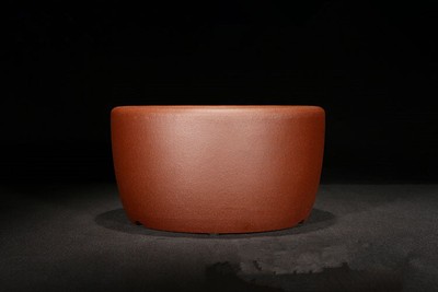 7.9in Chinese Classical Yixing Zisha Clay Planter, Handmade Bonsai Garden Decor