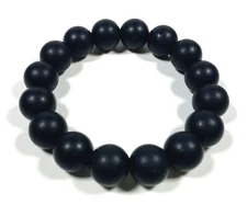 Lil' Jumbl BPA-Free Food-Grade Baby Teething Bracelet BT002 Black
