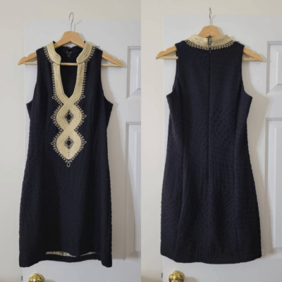 Lilly Pulitzer black dress with gold detail 4 | eBay Lilly Pulitzer black dress with gold detail 4 | eBay