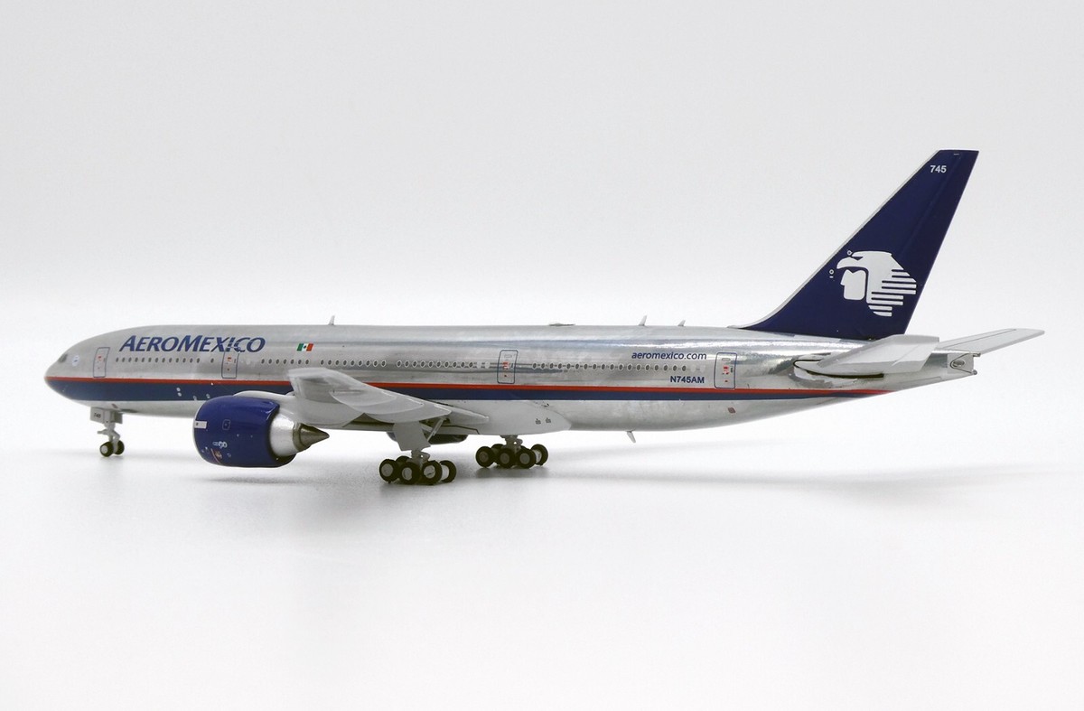 1/400  アエロメヒコ  ボーイングＢ７７７－２００ＥＲ  Ｎ７４５ＡＭ AeroMexico 777-200ER N745AM Gemini 1:400 (GJAMX669