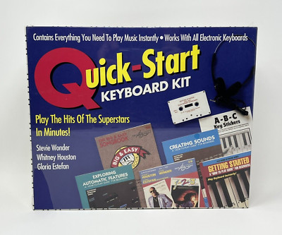 Quick-Start Keyboard Kit Easy Self Instruction Program All Electronic Keyboards