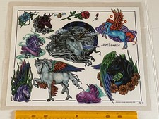 Vintage Art Tattoo Flash Sheet Jen Carmean /T558