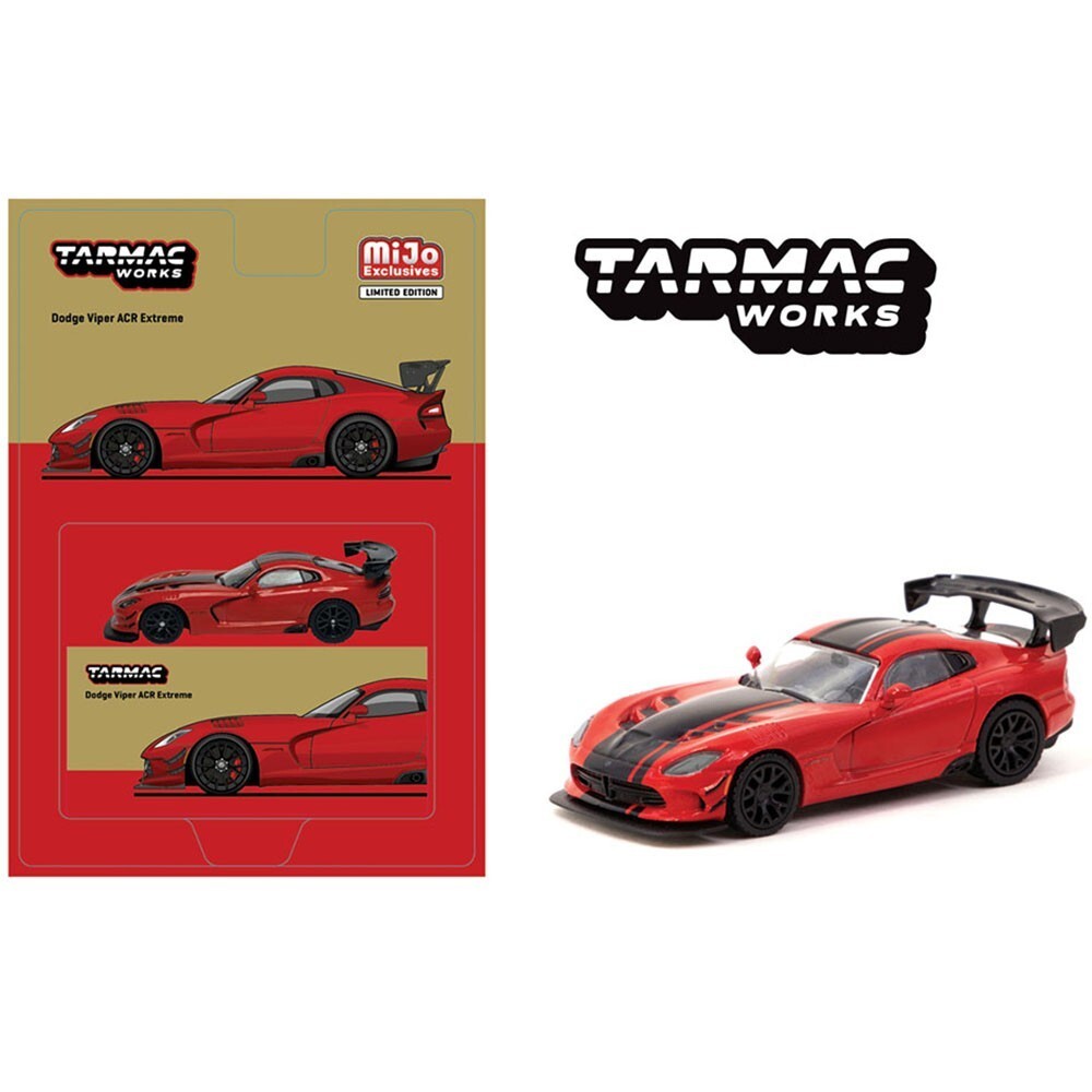 ミニカー DODGE VIPER Letty's Viper Fast And Furious 7 SRT-10 Black Dodge Jada 1