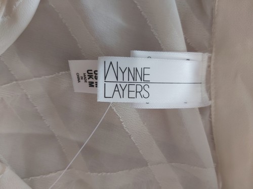 Marla Wynne Lagenlook blouse in Ivory/ Cream Size M - Picture 6 of 6