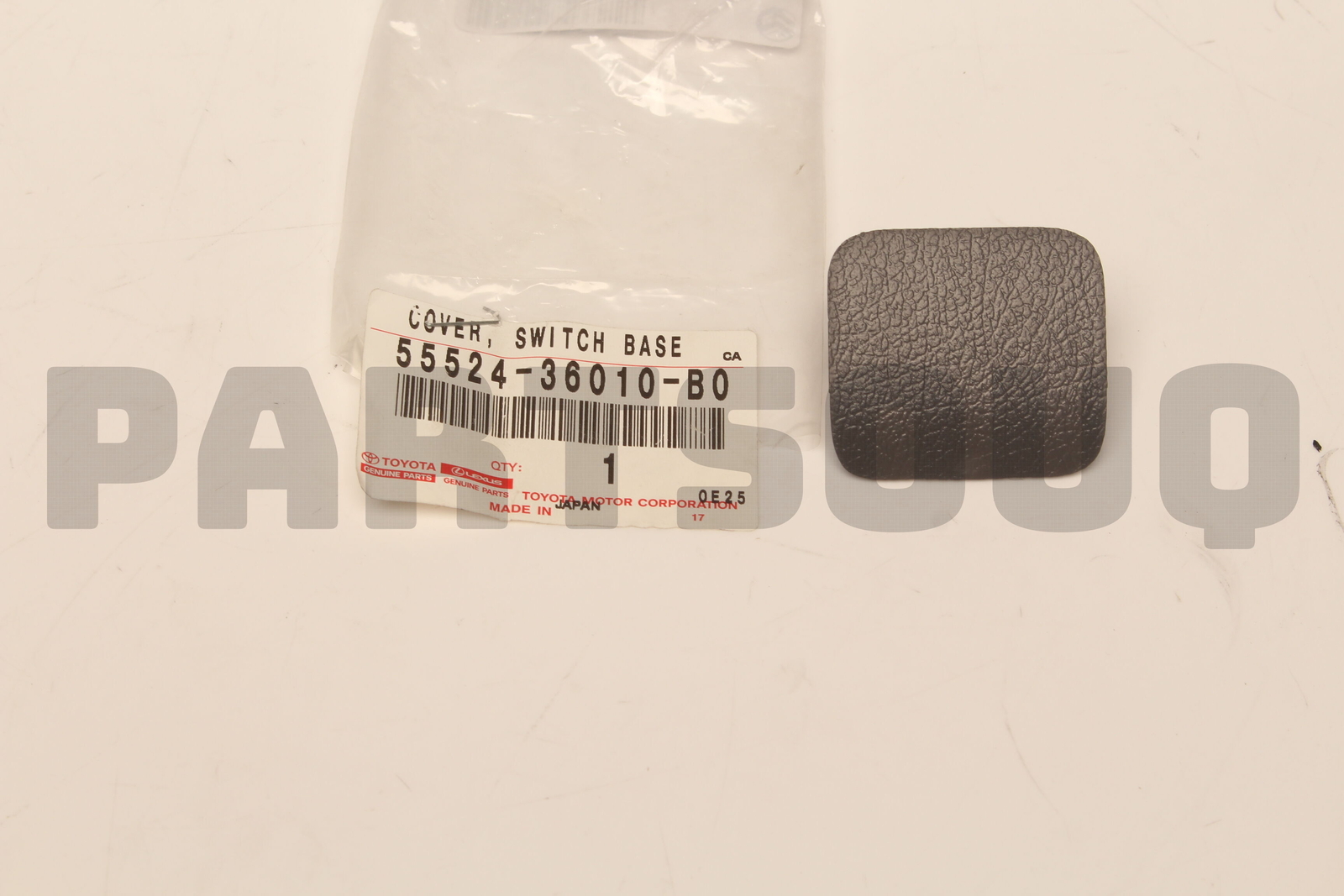 5552436010B0 Genuine Toyota COVER, SWITCH BACE HOLE 55524-36010-B0 