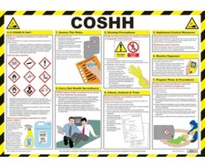 Safety First Aid A704T Coshh Awareness Poster, 59 x 42 cm