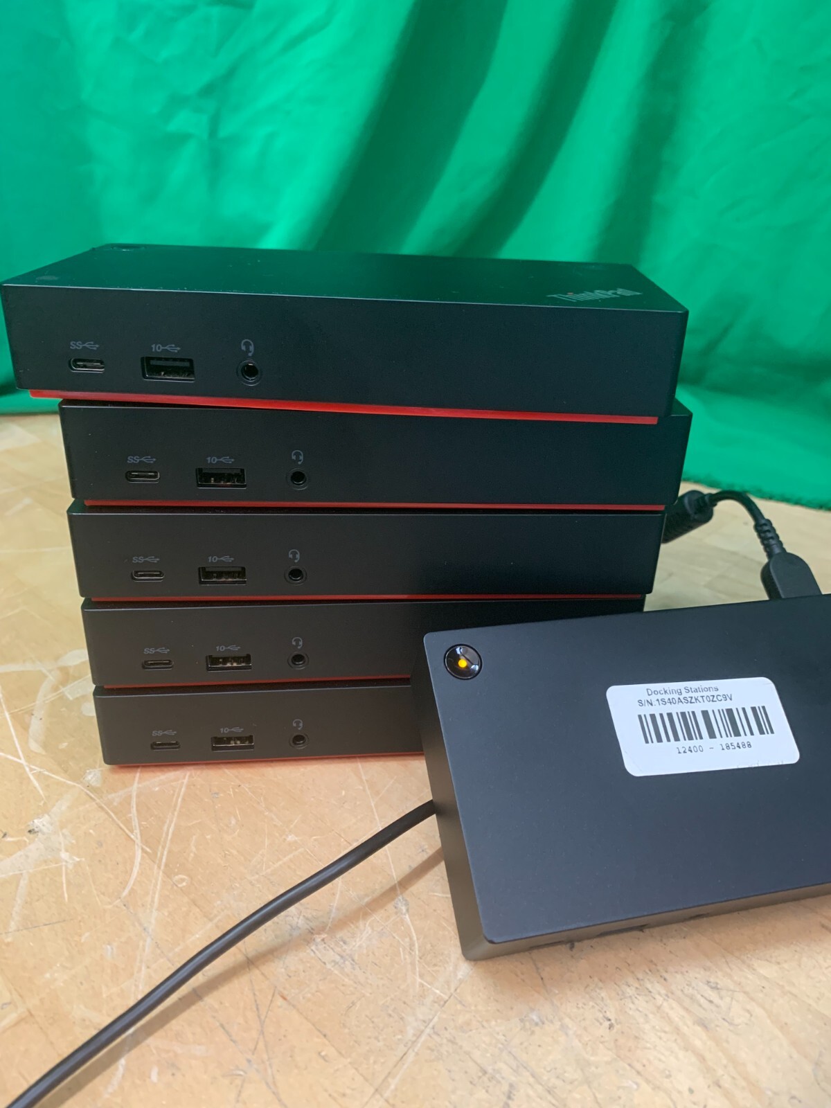 **LOT OF 6** Lenovo ThinkPad 40AS USB-C Dock Gen 2 ( No Accessories )