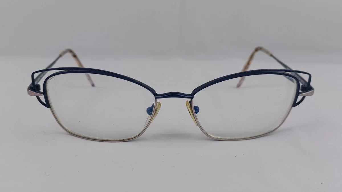 Jean Lafont Paris Trianon 3080 Eyeglassss Frame France 50 16 136mm Blue Full Rim