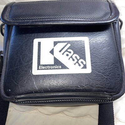 Klass Small Camera Or  Electronics Accessory Bag Black 7 1/2 Tall 7 wide