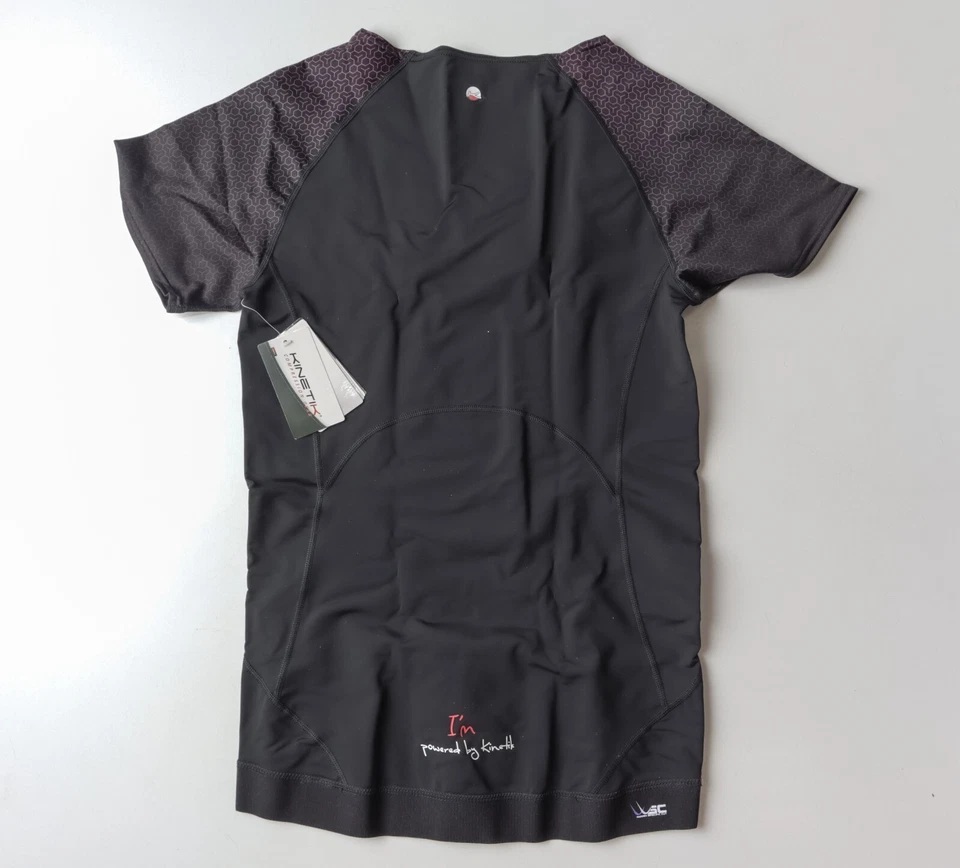 KINETIK 压缩装备短袖上衣多运动黑色/粉色 XL SSTBPW12 — 第 2/4 张图片