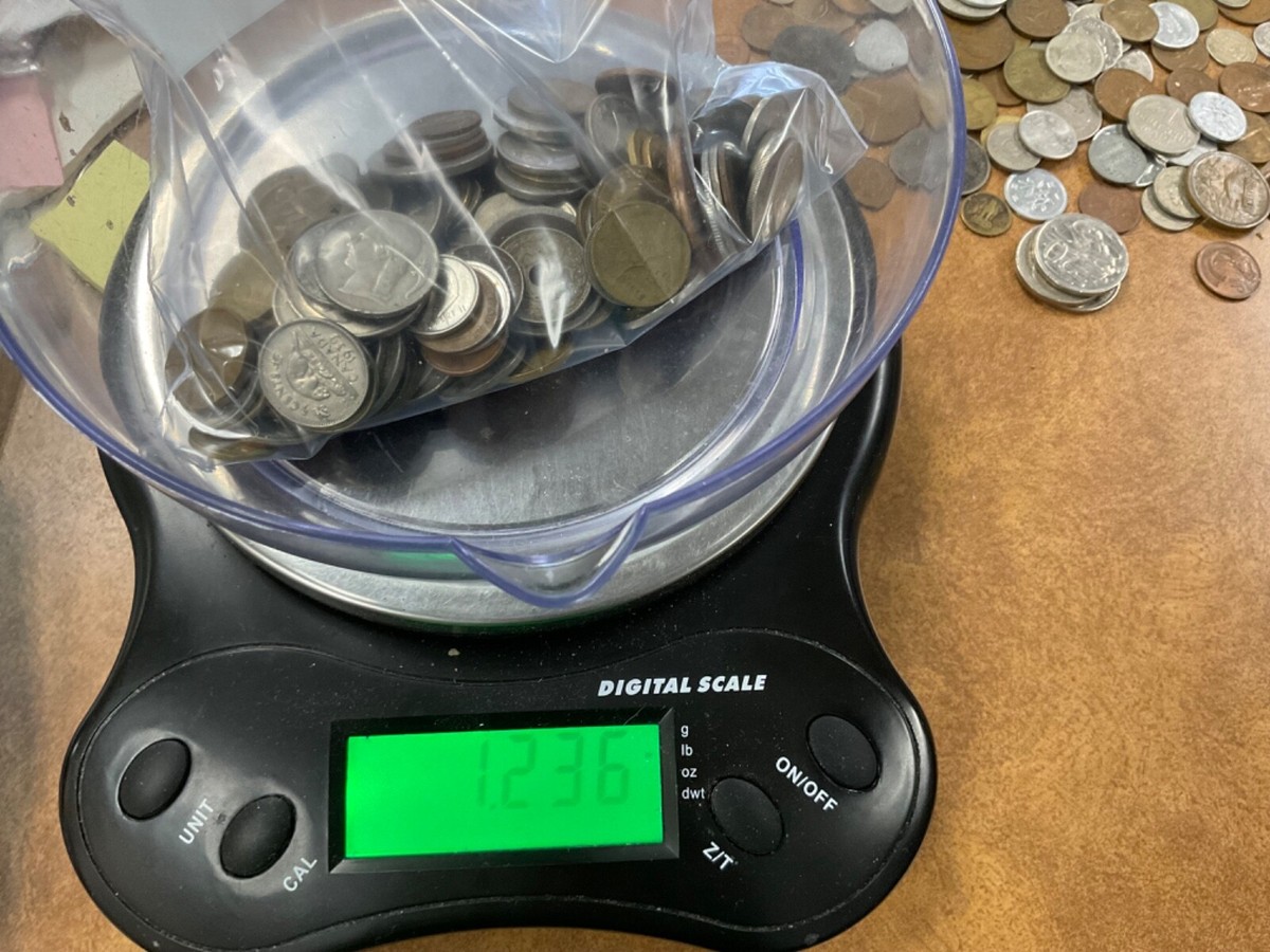 Over 1 pound abt. 100+ Foreign Coins, for schools, art or 