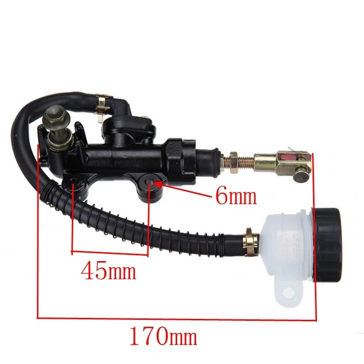 Rear Brake Master Cylinder For Suzuki GSXR1000 GSXR1100 GSX1300R Hayabusa 86-14 - Imagem 3 de 4