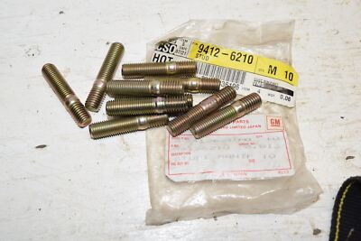 10x Genuine GM/Vauxhall 94126210 Threaded Bolt 856851 Corsa Kadett Isuzu B18-63