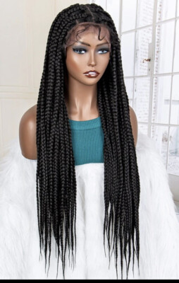 lace front braided wig human hair i made custom wig