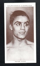 PETER KANE 1938 WA AC CHURCHMAN CIGARETTES BOXING #21 EXMINT NICE CORNERS