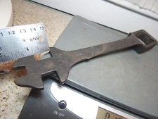 Vintage 1 3/16" Square Old Tool Farm Implement Hit & Miss Motor Multi-Wrench