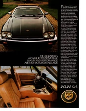 1983 JAGUAR XJ-S ~ ORIGINAL PRINT AD